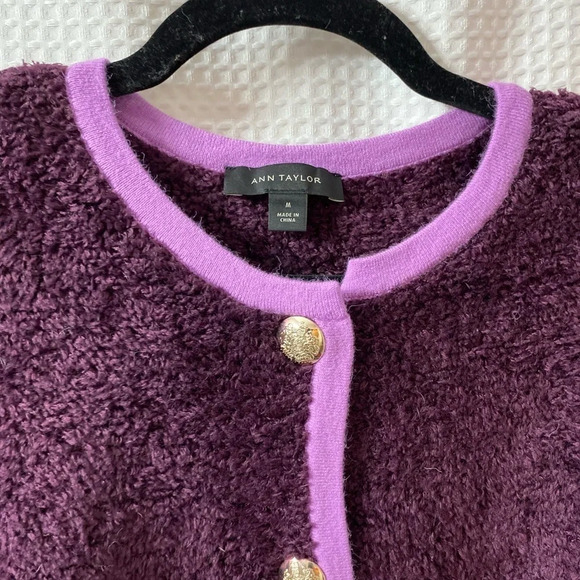 NWOT AT Fuzzy Sweater Jacket - Picture 2 of 6